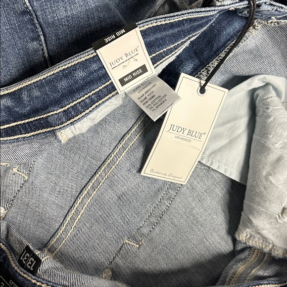 Judy Blue nwt Charlene medium wash stretchy flare denim boot cut mid rise jeans - Picture 5 of 7